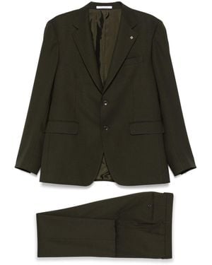 Tagliatore Single-Breasted Suit - Green