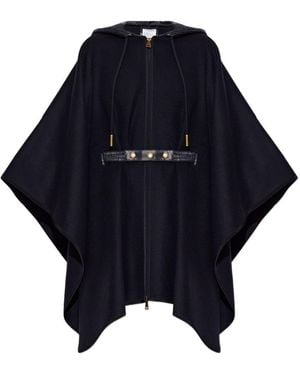 Moncler Cappa Con Cappuccio - Blu
