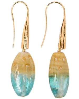 forte_forte Hook Earrings - Blue
