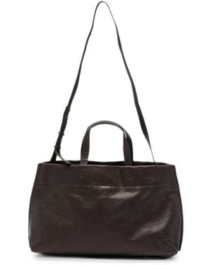 Lihann George Elli Leather Tote Bag - Black