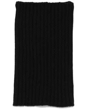 Rick Owens Cashmere Knitted Scarf - Black
