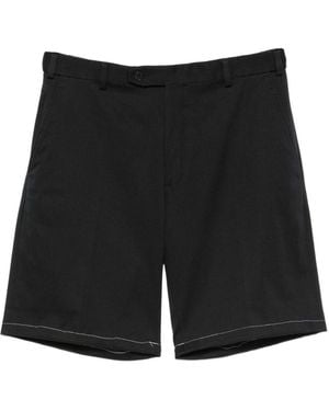 Brioni Journey Cotton Bermuda Shorts - Black
