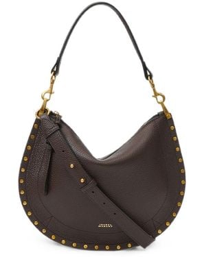 Isabel Marant Oskan Soft Leather Crossbody Bag - Brown