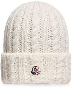 Moncler Beanie - Bianco