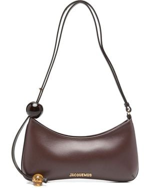 Jacquemus Le Bisou Perle Shoulder Bag - Brown