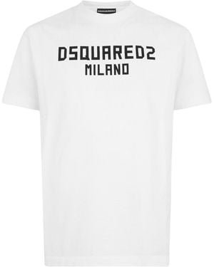 DSquared² Logo T-Shirt - White