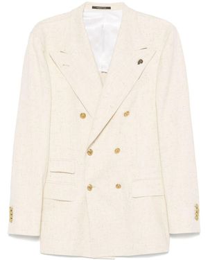 Gabriele Pasini Double-Breasted Blazer - Natural