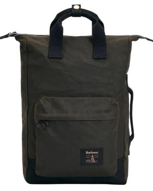 Barbour Field Wax Backpack - Black