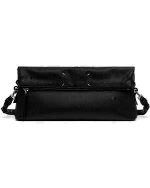 Maison Margiela 5Ac Leather Clutch - Black