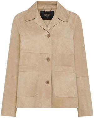 Seventy Suede Jacket - Natural