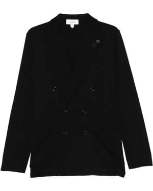 Lardini Double-Breasted Jacket - Black