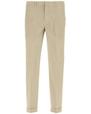 Fay Slim-Fit Trousers - Natural