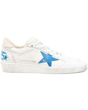 Golden Goose Trainers Ballstar With Hf Heel And Padded - Blue