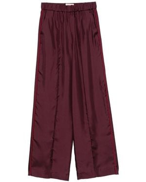 F.R.S For Restless Sleepers Silk Wide-Leg Trousers - Purple