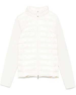 Moncler Cardigan Imbottito - Bianco