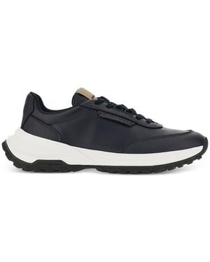 Emporio Armani Logo Trainers By - White