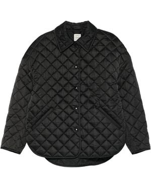TOTEME Quilted Nylon Jacket - Black