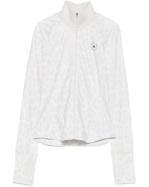 adidas By Stella McCartney Logo Zipped Sweatshirt - White
