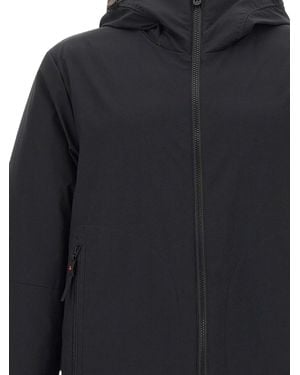 Peuterey Metide Srtr Drawstring Hooded Coat - Black