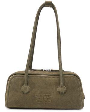 Marge Sherwood Leather Boston Bag - Green