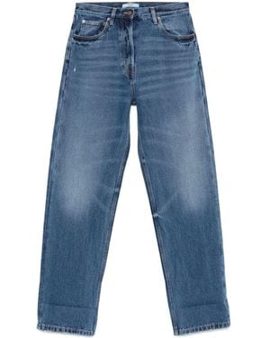 Prada Cotton Wide Leg Jeans - Blue