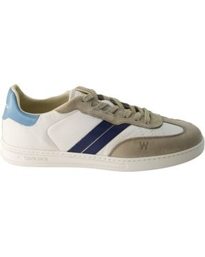 Woolrich Double Ut Milled Nubuck Trainer - White