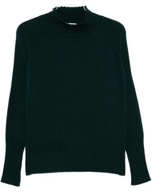 Be You Cashmere Turtle-Neck Jumper - Green