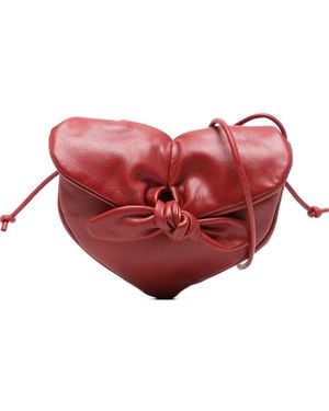 Hereu Coret Leather Crossbody Bag - Pink