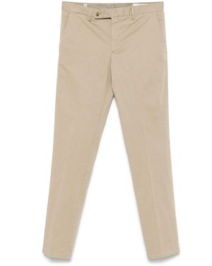 Luigi Borrelli Napoli Cotton Chino Trousers - Natural