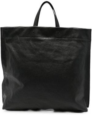 Lihann George Matti Leather Tote Bag - Black