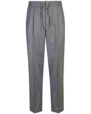 Brunello Cucinelli Wool Trousers - Grey