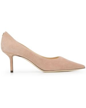 Jimmy Choo Love Patent Leather Court Shoes - Natural