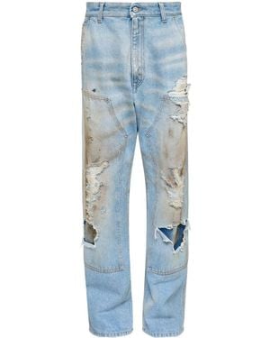 MM6 by Maison Martin Margiela Jeans Denim - Blu