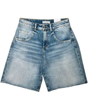 ICON DENIM Lea Shorts - Blue