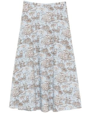 STAUD Axel Skirt - White