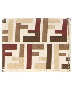 Fendi Roma Mini Wallet - Natural