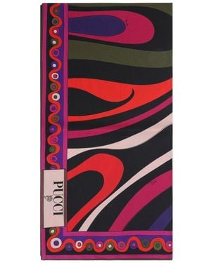 PUCCI Printed Silk Foulard - Red