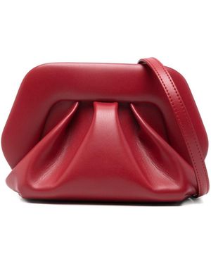 THEMOIRÈ Bios Small Vegan Leather Clutch - Red