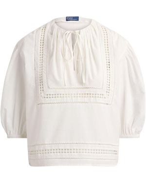Polo Ralph Lauren Lace Shirt - White