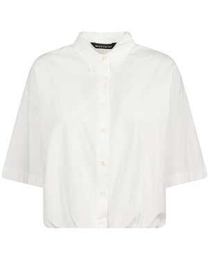 MIZUIRO Cotton Shirt - White