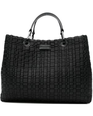 Emporio Armani Myea Medium Shopping Bag - Black