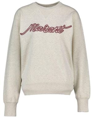 Isabel Marant Rise Cotton Sweatshirt - White