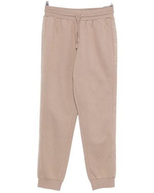 Emporio Armani Logo-Embellishment Trousers - Natural