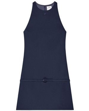 Courreges A-Line Mini Dress - Blue
