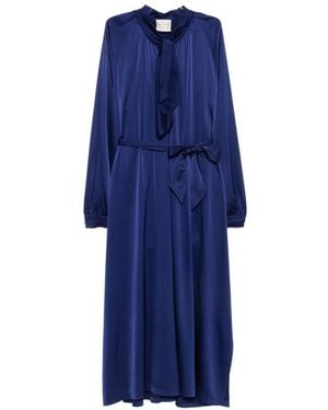 forte_forte Silk Long Dress - Blue