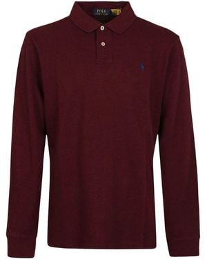 Polo Ralph Lauren Logo Polo Shirt - Red