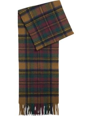 Barbour New Check Tartan Scarf - Black