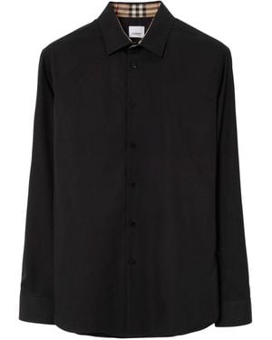 Burberry Camicia Sherfield - Nero