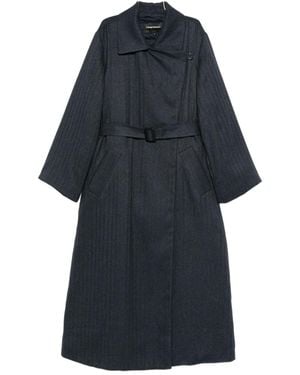 Emporio Armani Clothing Coats - Blue
