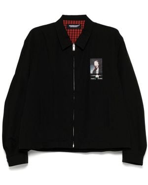 Undercover Printed Shirt Jacket - Black